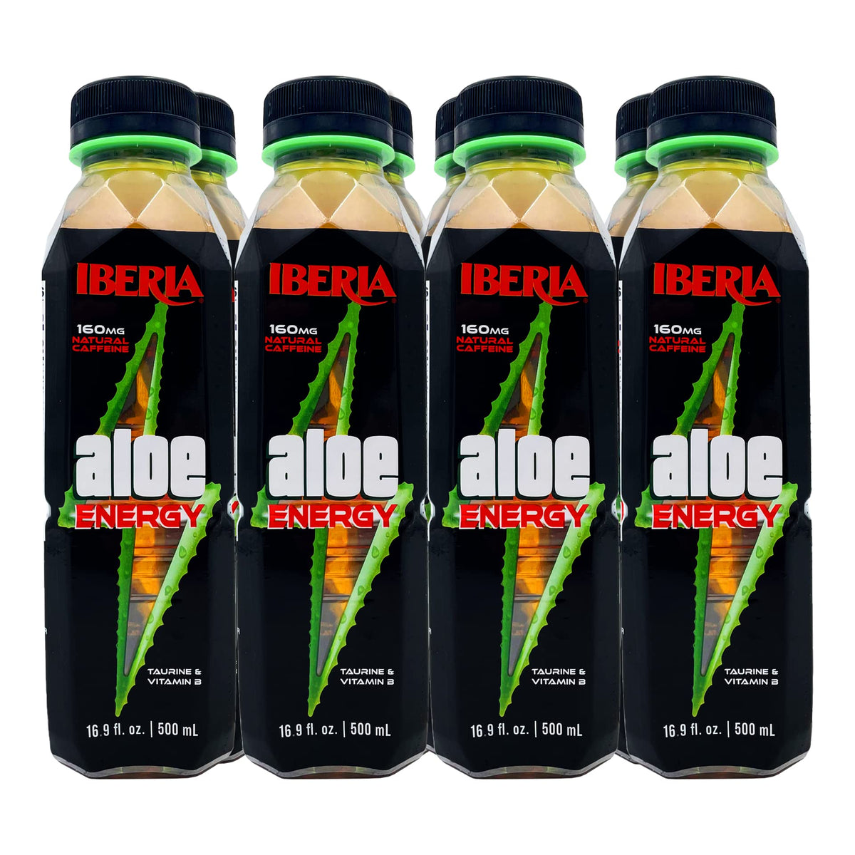 Iberia Aloe Vera Drink with Aloe Vera Pulp, Variety Pack, (Pack of 8) 2 x Original, 2 x Mango, 2 x Pineapple, 2 x Strawberry