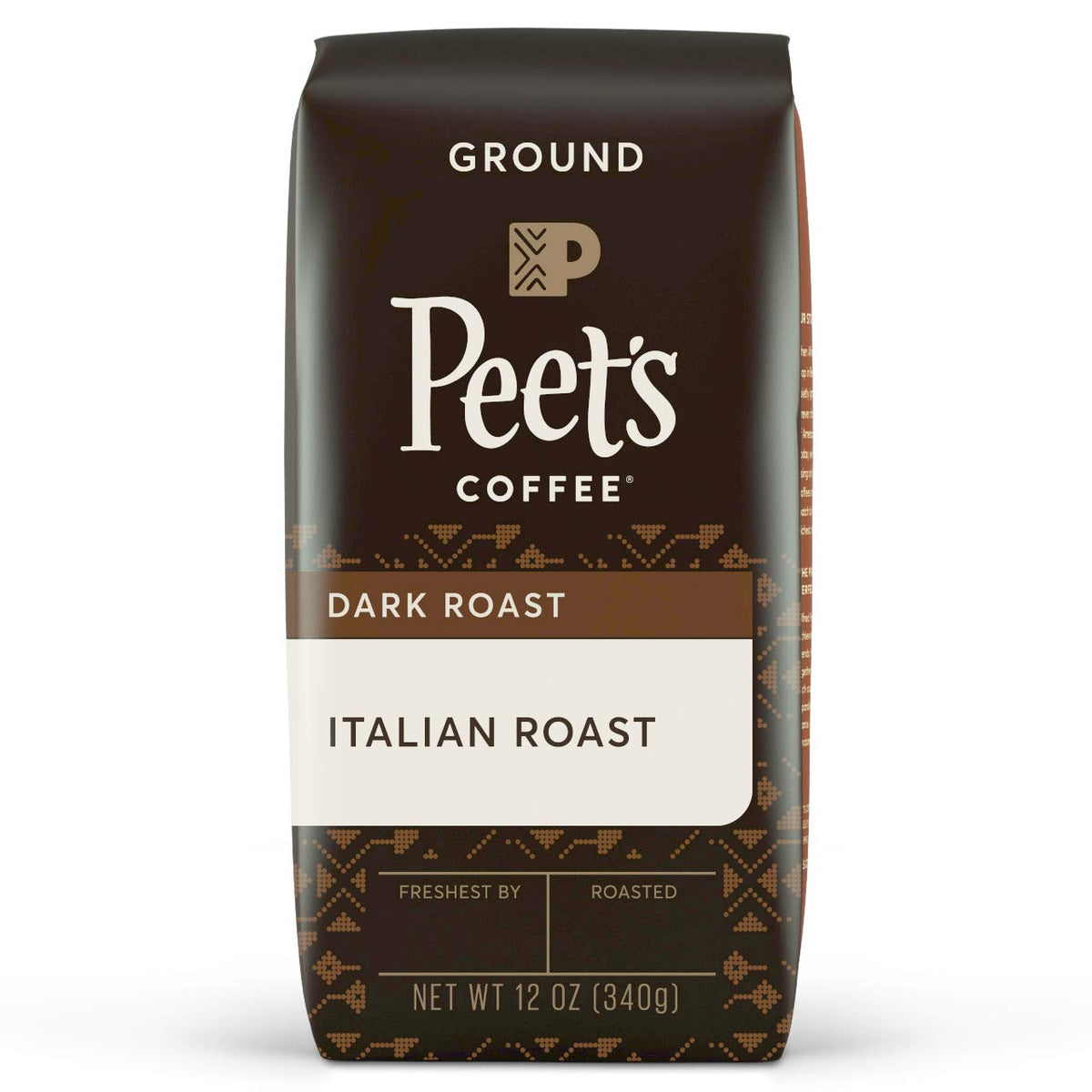 Peet's Coffee Ground Coffee Dark Roast, Organic French Roast, 18 Ounces