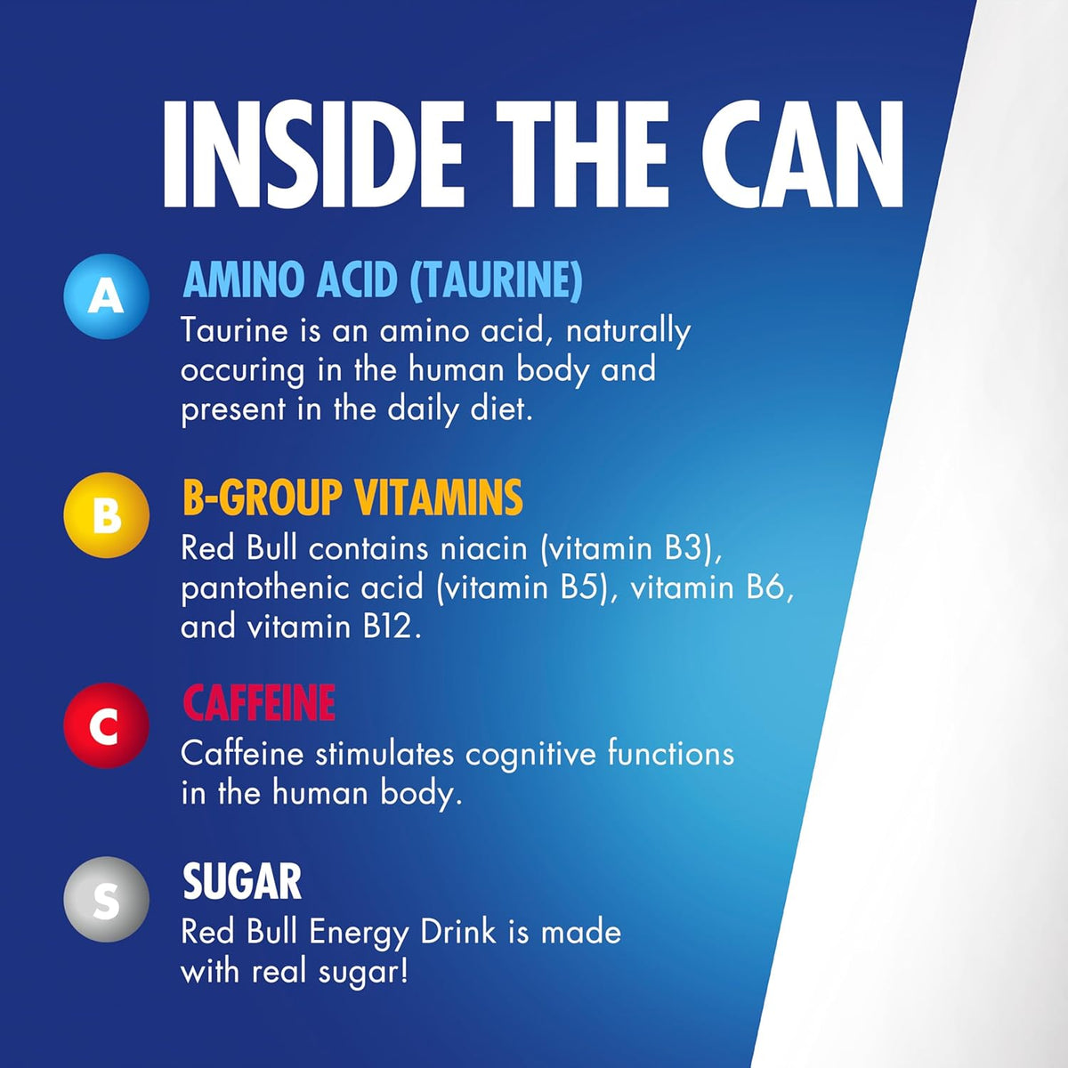 Red Bull Energy Drink | contains caffeine, taurine, B-vitamins, sugar, and water, 16 fl oz, pack of 12 cans