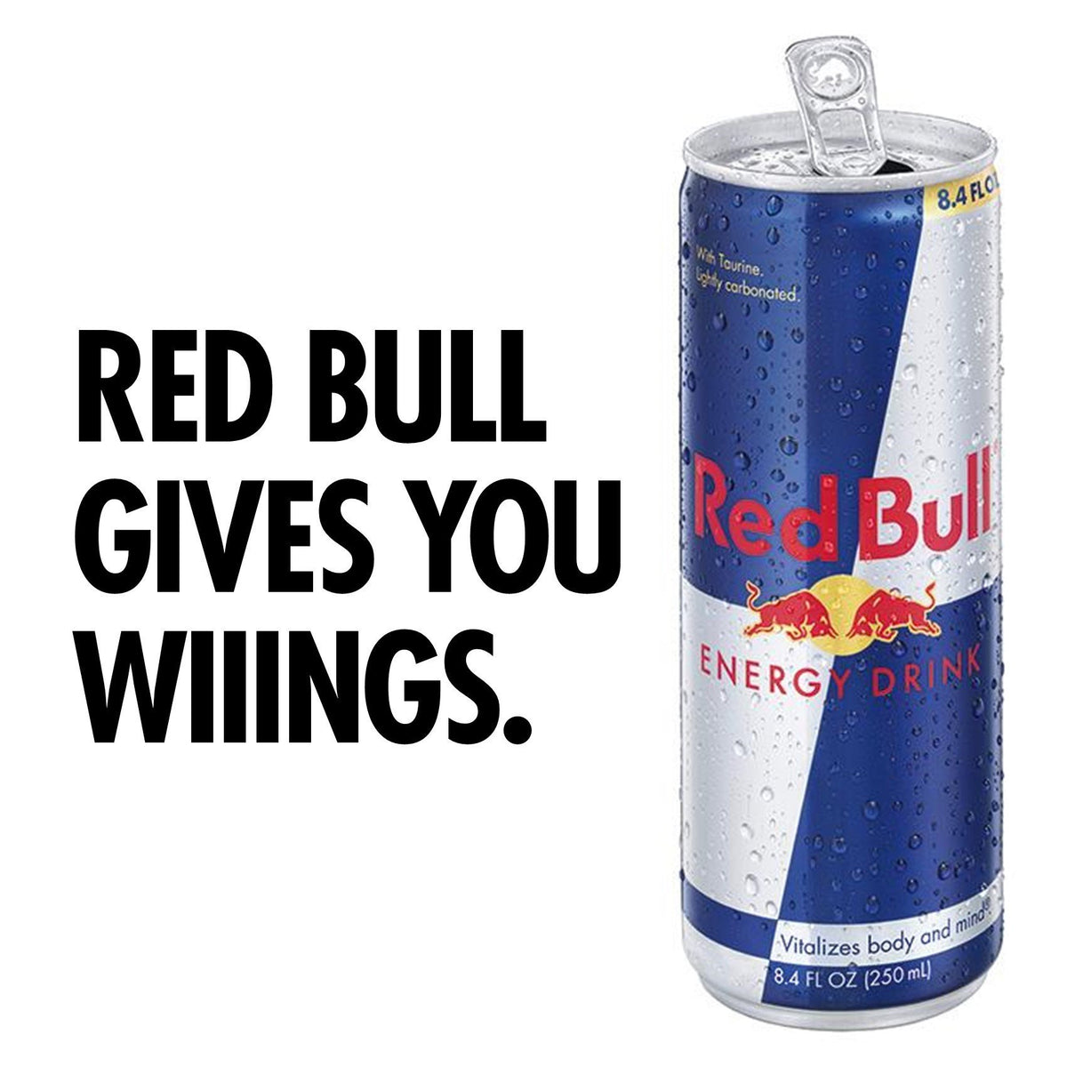Red Bull Energy Drink | contains caffeine, taurine, B-vitamins, sugar, and water, 16 fl oz, pack of 12 cans