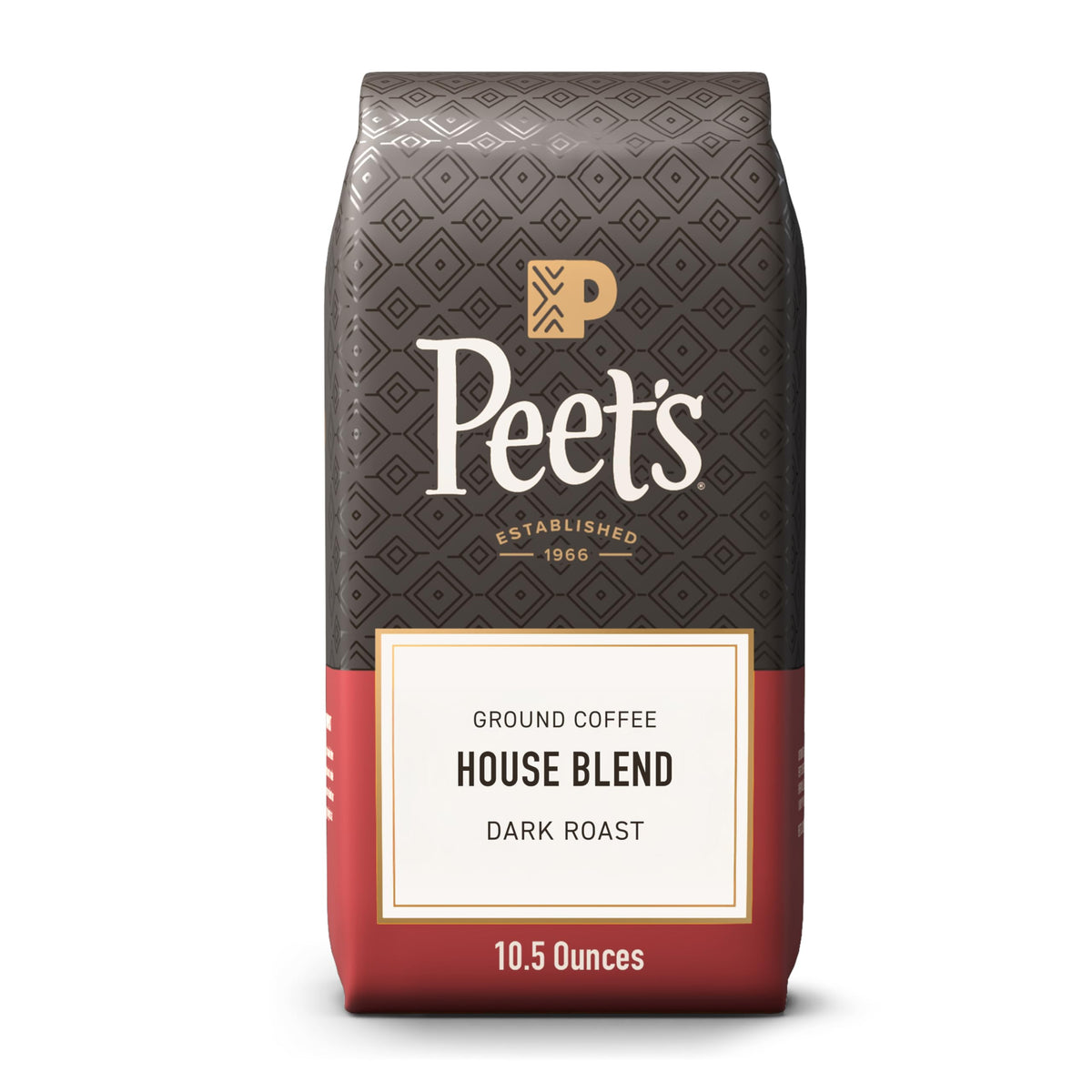 Peet's Coffee Ground Coffee Dark Roast, Organic French Roast, 18 Ounces
