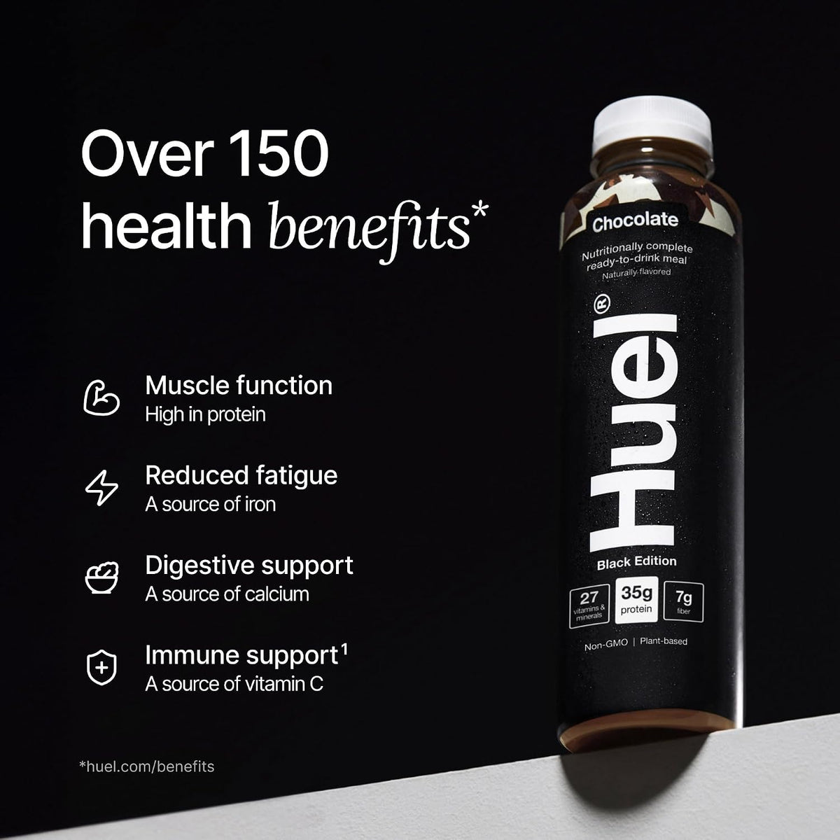 Huel Black Edition Ready-to-Drink | Meal Replacement Protein Shake | Vegan