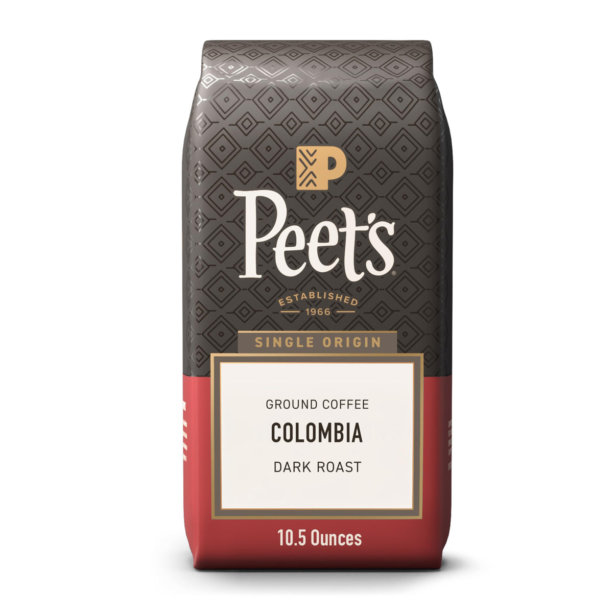 Peet's Coffee Ground Coffee Dark Roast, Organic French Roast, 18 Ounces