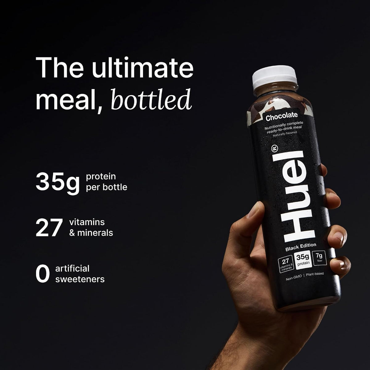 Huel Black Edition Ready-to-Drink | Meal Replacement Protein Shake | Vegan