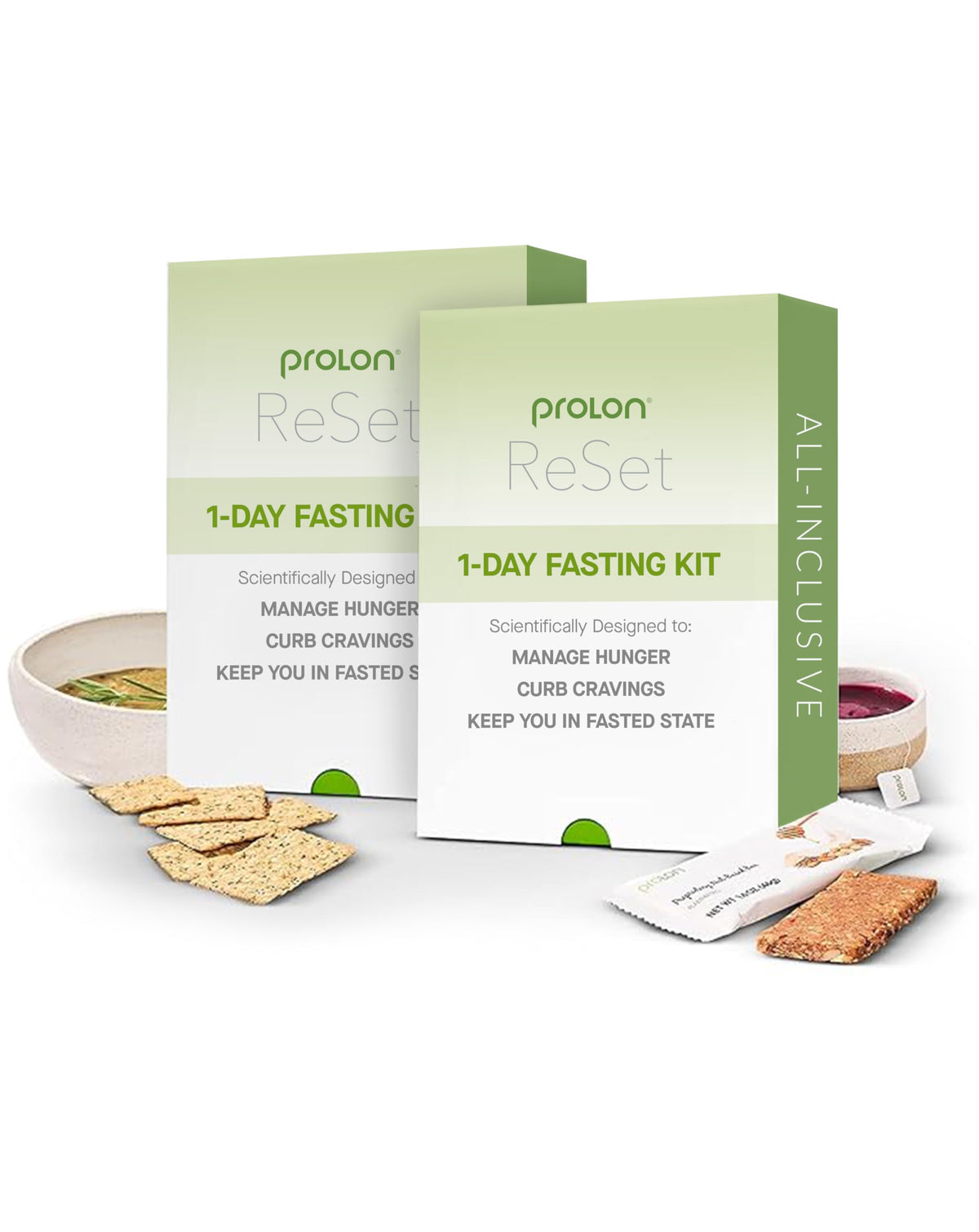 ProLon 1-Day Reset Fasting Kit, Plant-Based Fast with Food - 3 Pack