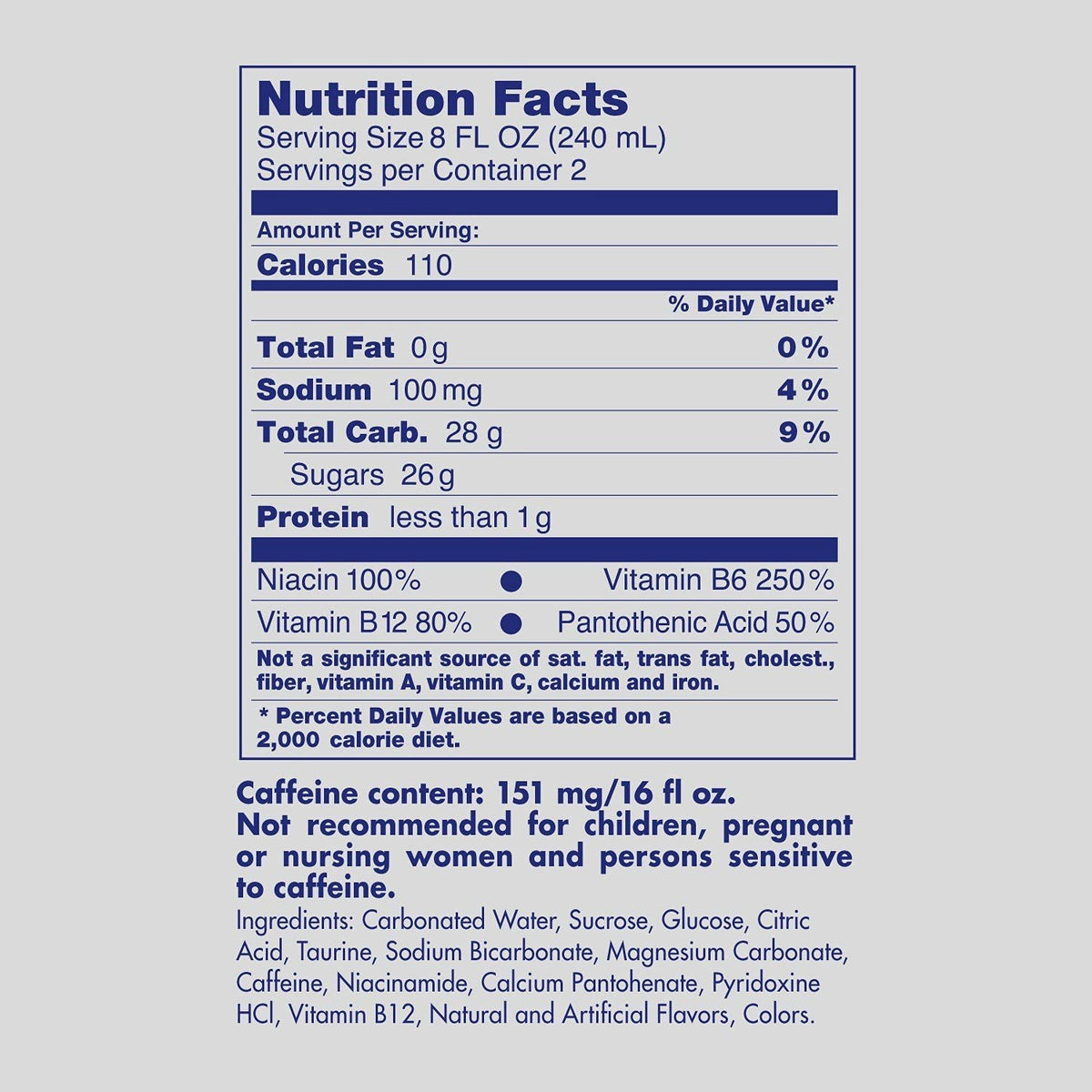 Red Bull Energy Drink | contains caffeine, taurine, B-vitamins, sugar, and water, 16 fl oz, pack of 12 cans