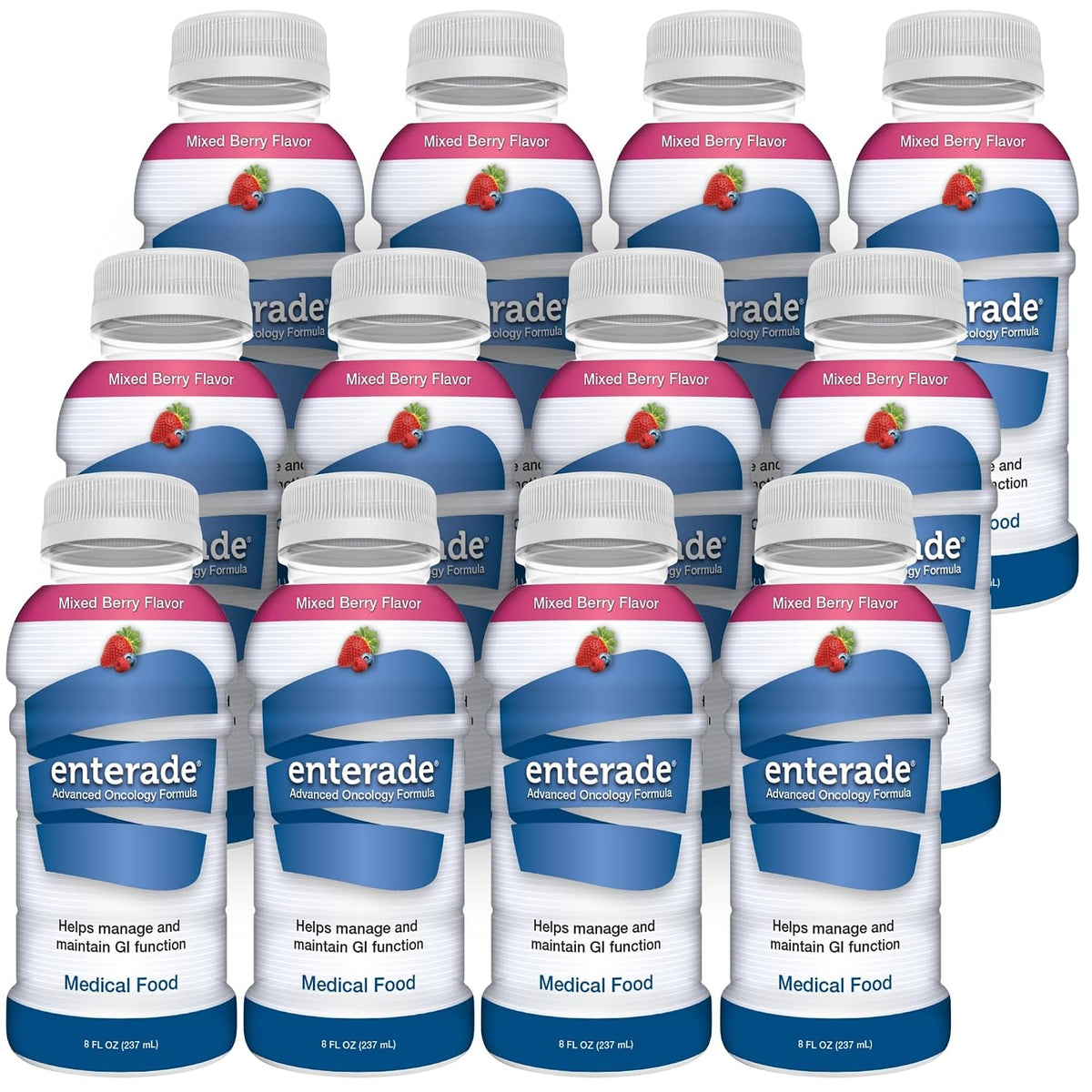 enterade Advanced Oncology, Mixed Berry, Liquid, 8 oz, 12 Bottles