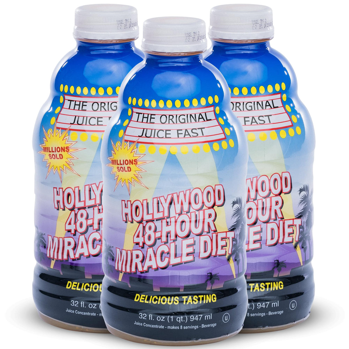 Hollywood diet 48 Hour Vitamin B Juice Cleanse Drink 32 oz 2 Pack