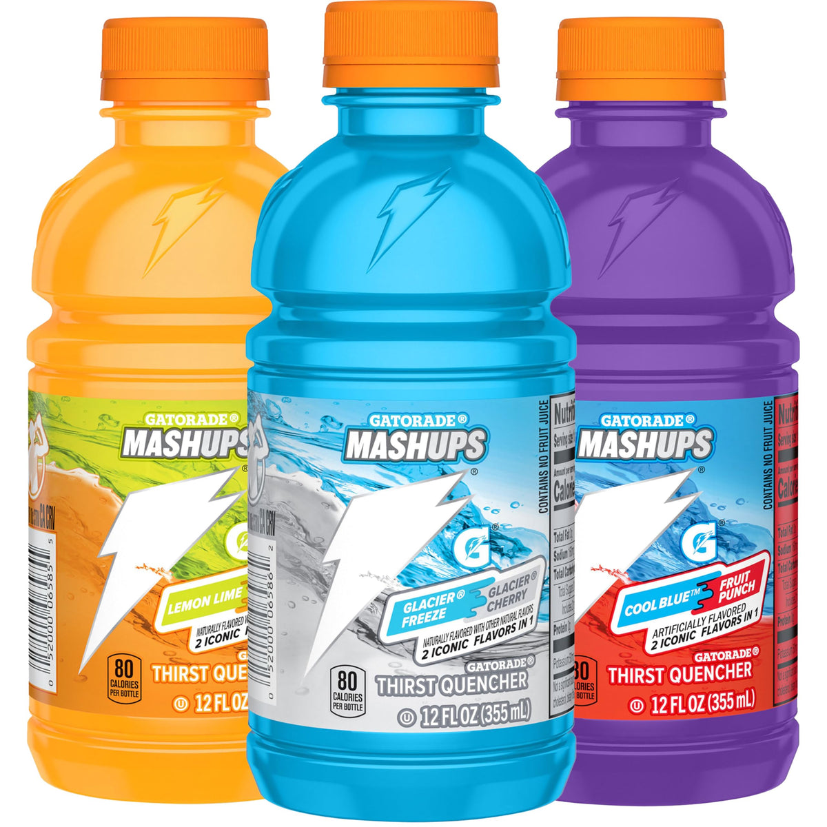 Gatorade Thirst Quencher Sports Drink, Variety Pack, 12 Fl Oz (Pack of 18)